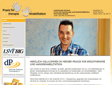 Tablet Screenshot of ergotherapie-bochum.de